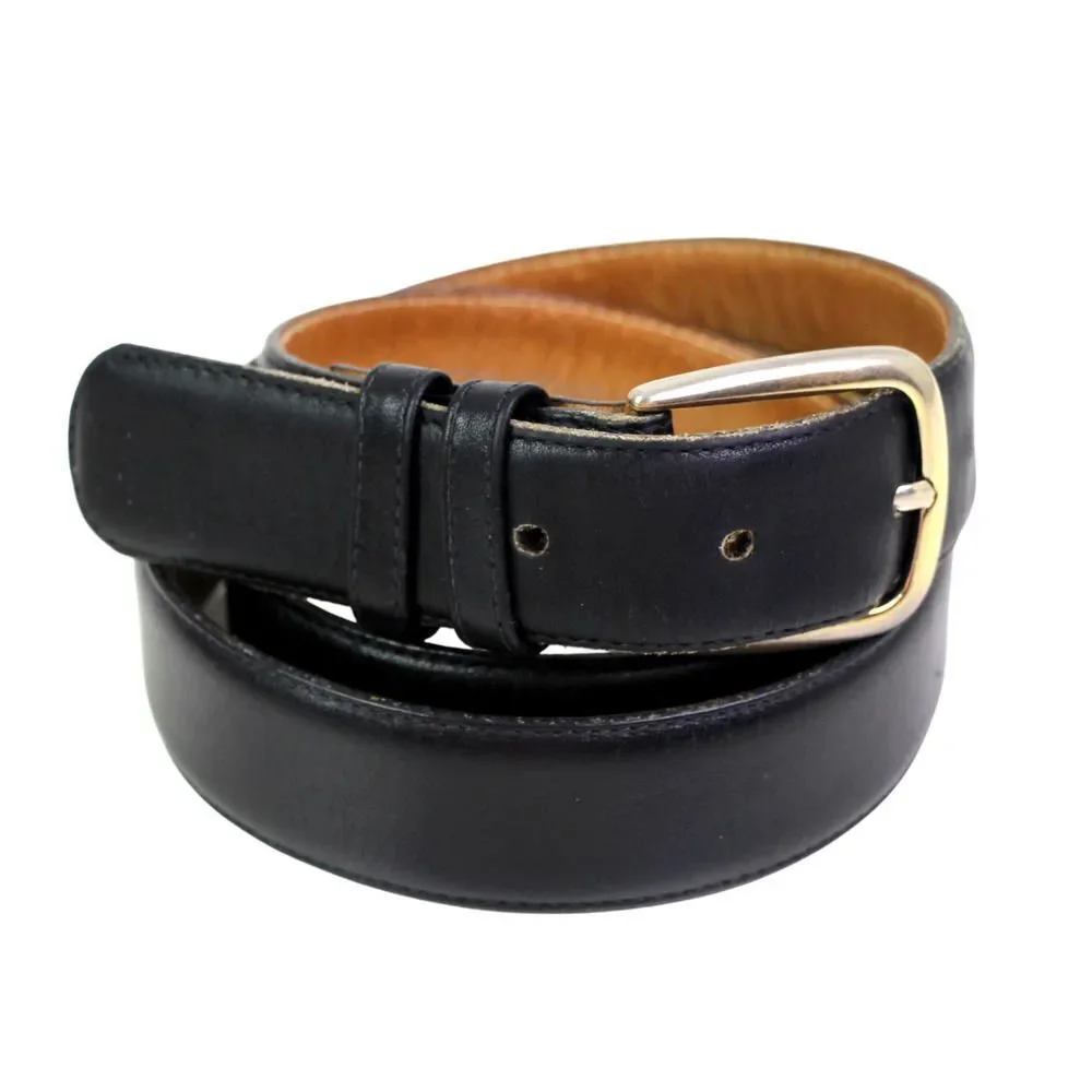 Reed St. James BLACK GENUINE LEATHER 1 1/8